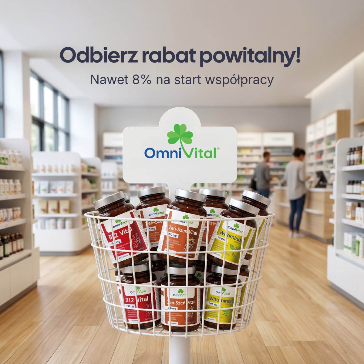 Omni Vital — zamów darmowy pakiet startowy dla swojej apteki